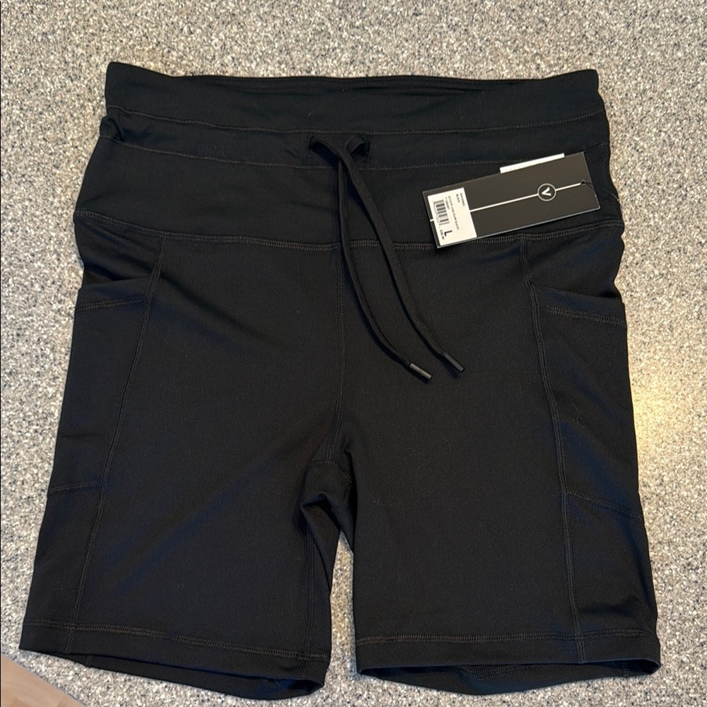 NWT Black Athletic Shorts size L